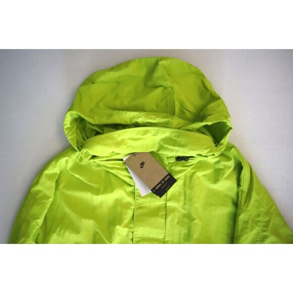 Nike FZ0714-357 Men Sz XL Bright Cactus Green Full Zip Oversized Tech Jacket - Picture 12 of 16